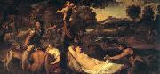 TIZIANO Vecellio Jupiter and Anthiope oil painting